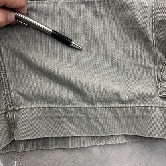 Polo Ralph Lauren Cargo Shorts Mens 40 Classic Chino Tan Distressed Preppy - Picture 10 of 13